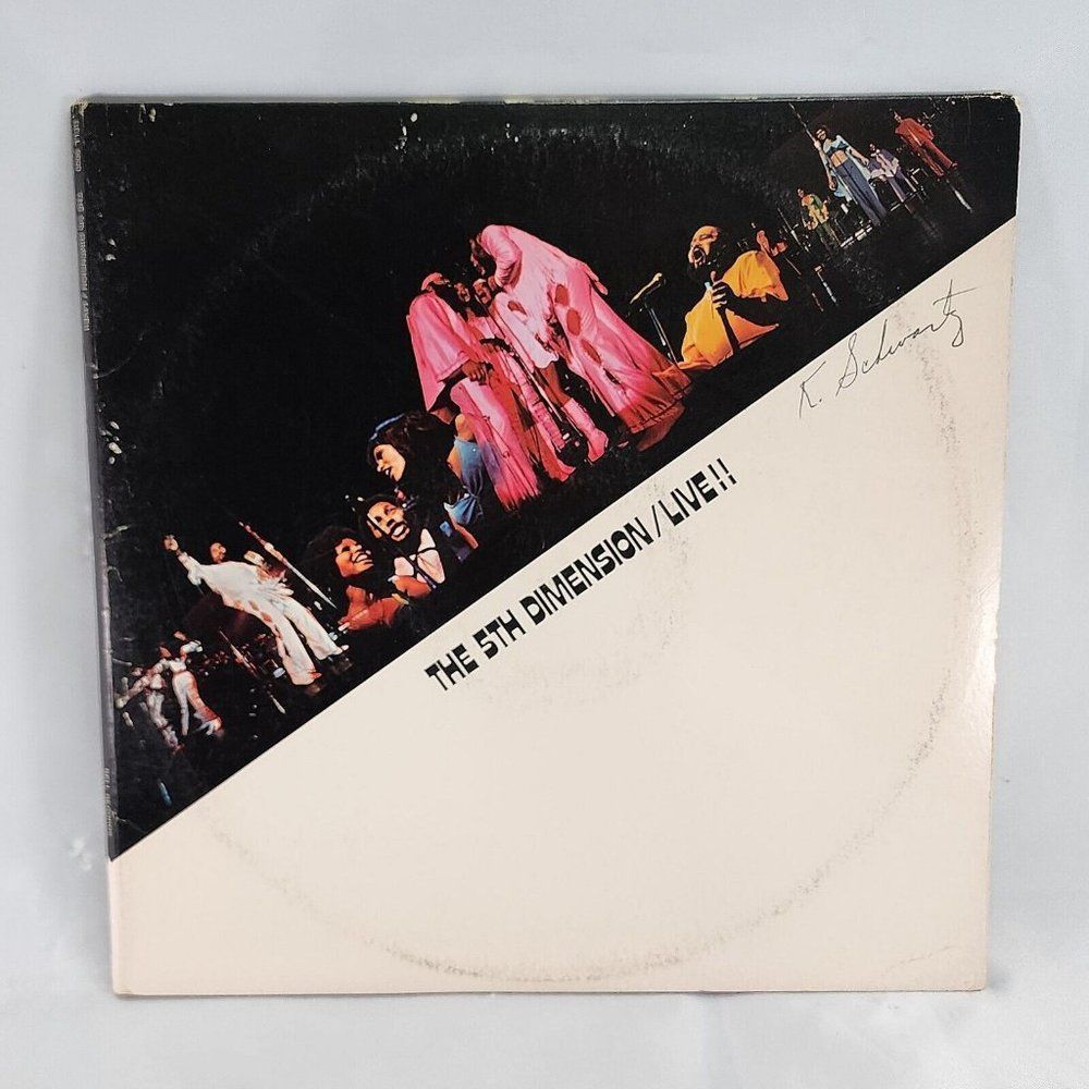 The 5th Dimension Live Double Vinyl LP Record Album Vintage‎ 1971 Rare Retro 33